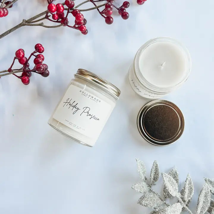 Holiday Prosecco Soy Candle