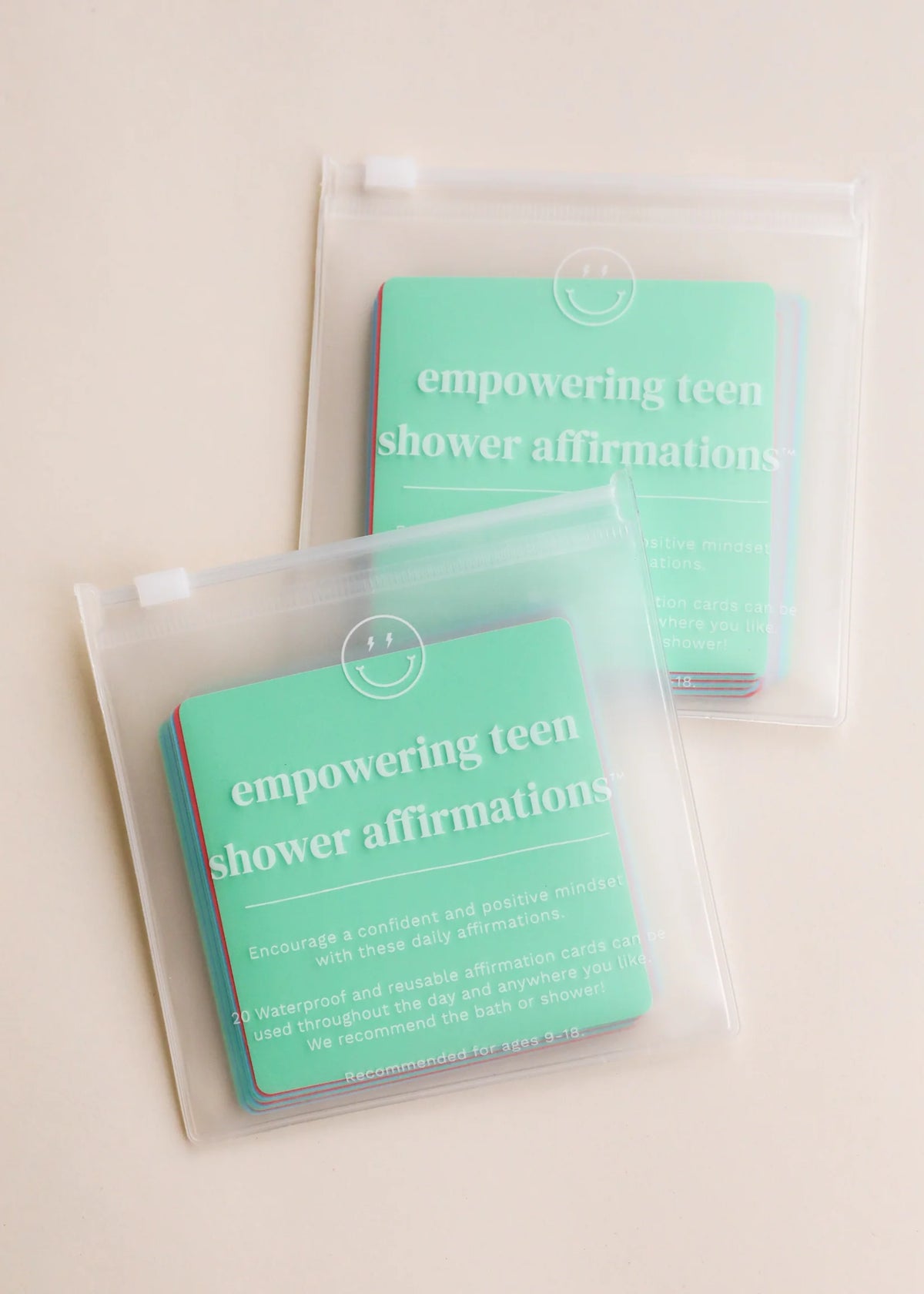 Shower Affirmation Cards - Teens