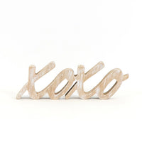 XOXO Cutout Wooden Decor