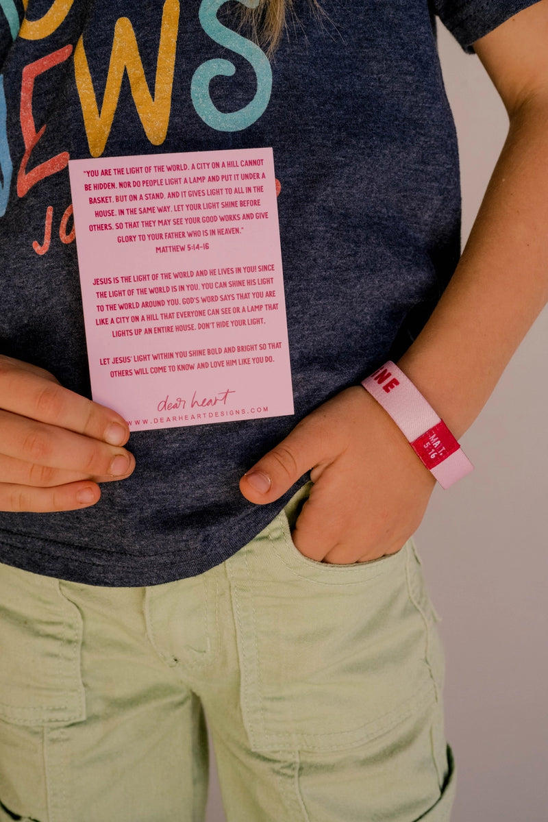Let Your Light Shine Kids Bracelet