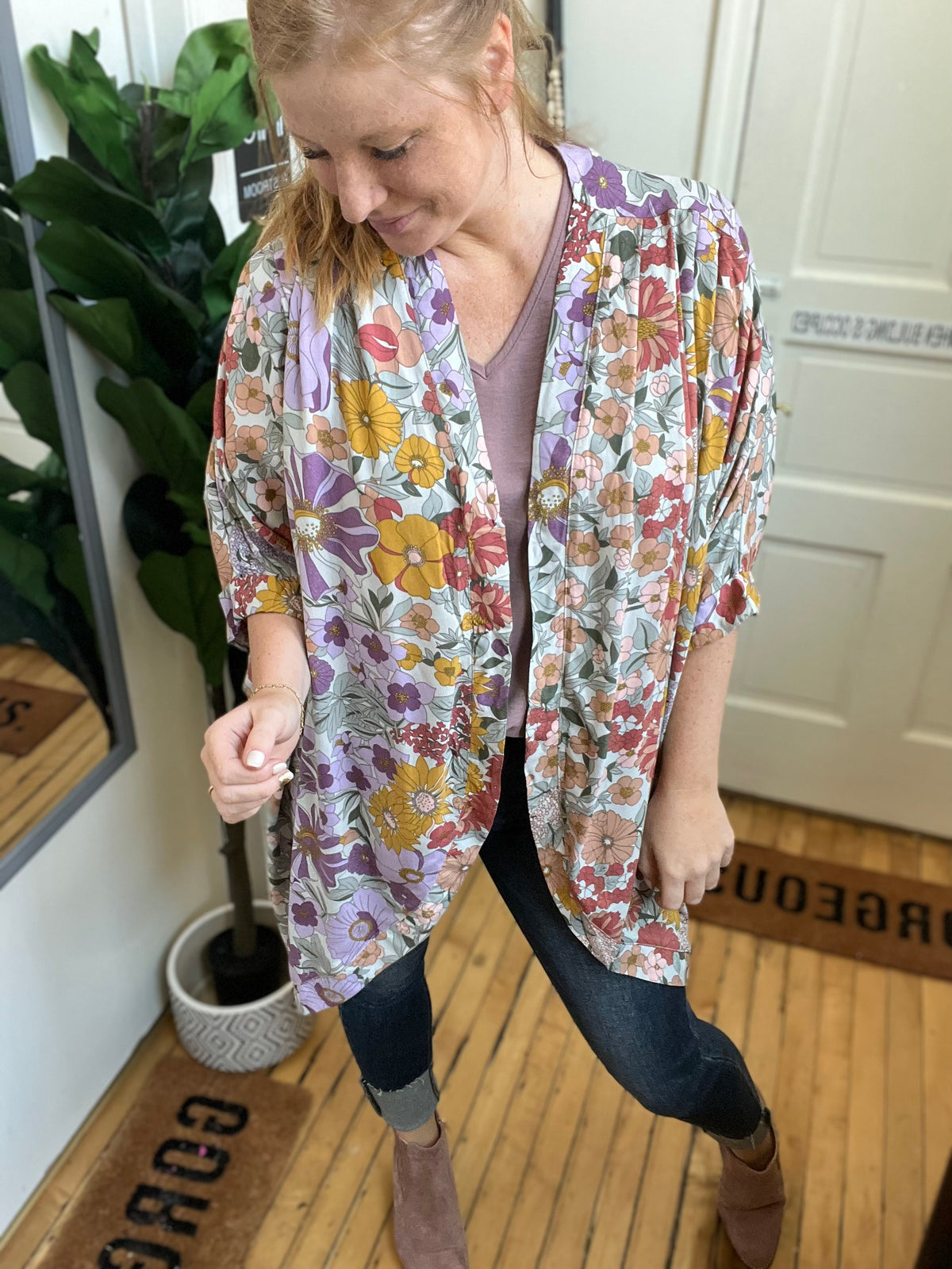 Enchanted Garden Floral Coverup