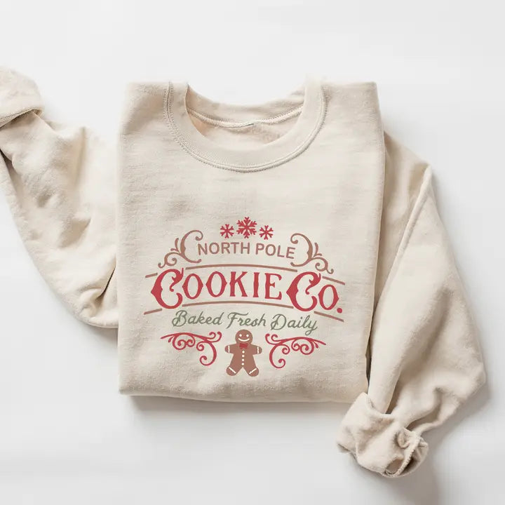 North Pole Cookie Co Holiday Crewneck - PREORDER