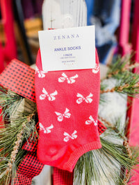Red Bow Socks