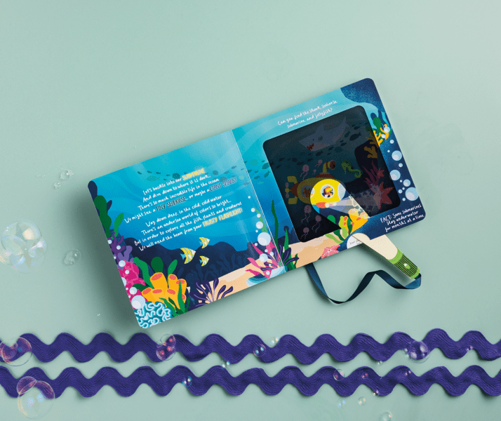 Ocean Flashlight Book