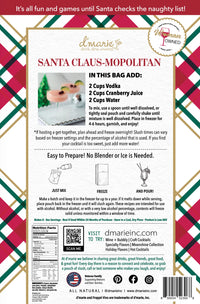 Santa Claus-Mopolitan Craft Cocktail Slush Mix