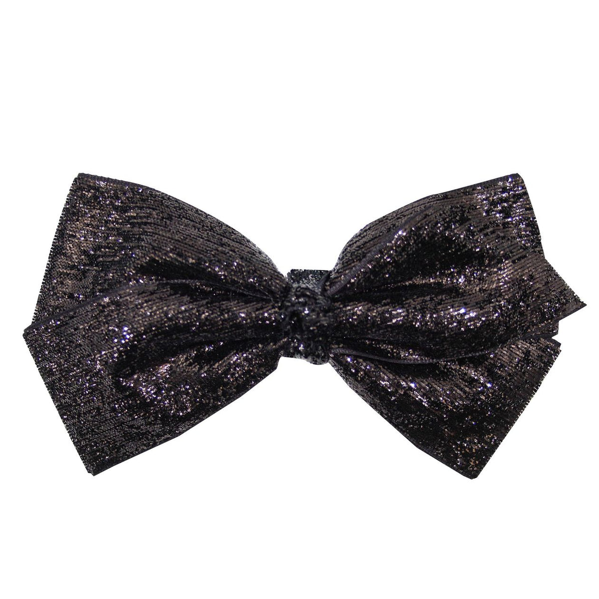 No Shed Glitter Bow - Black