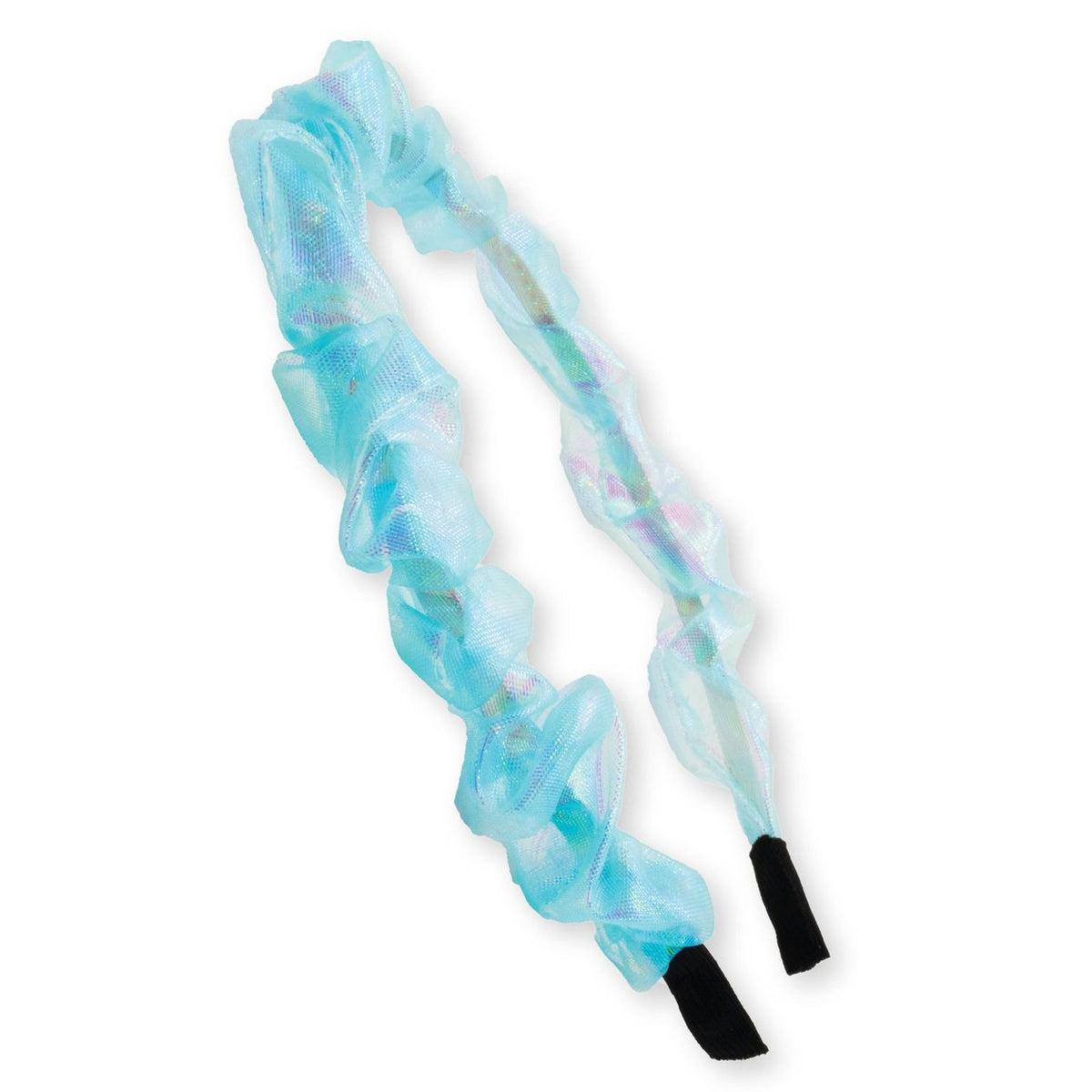 Organza Ruched Headband - Turquoise