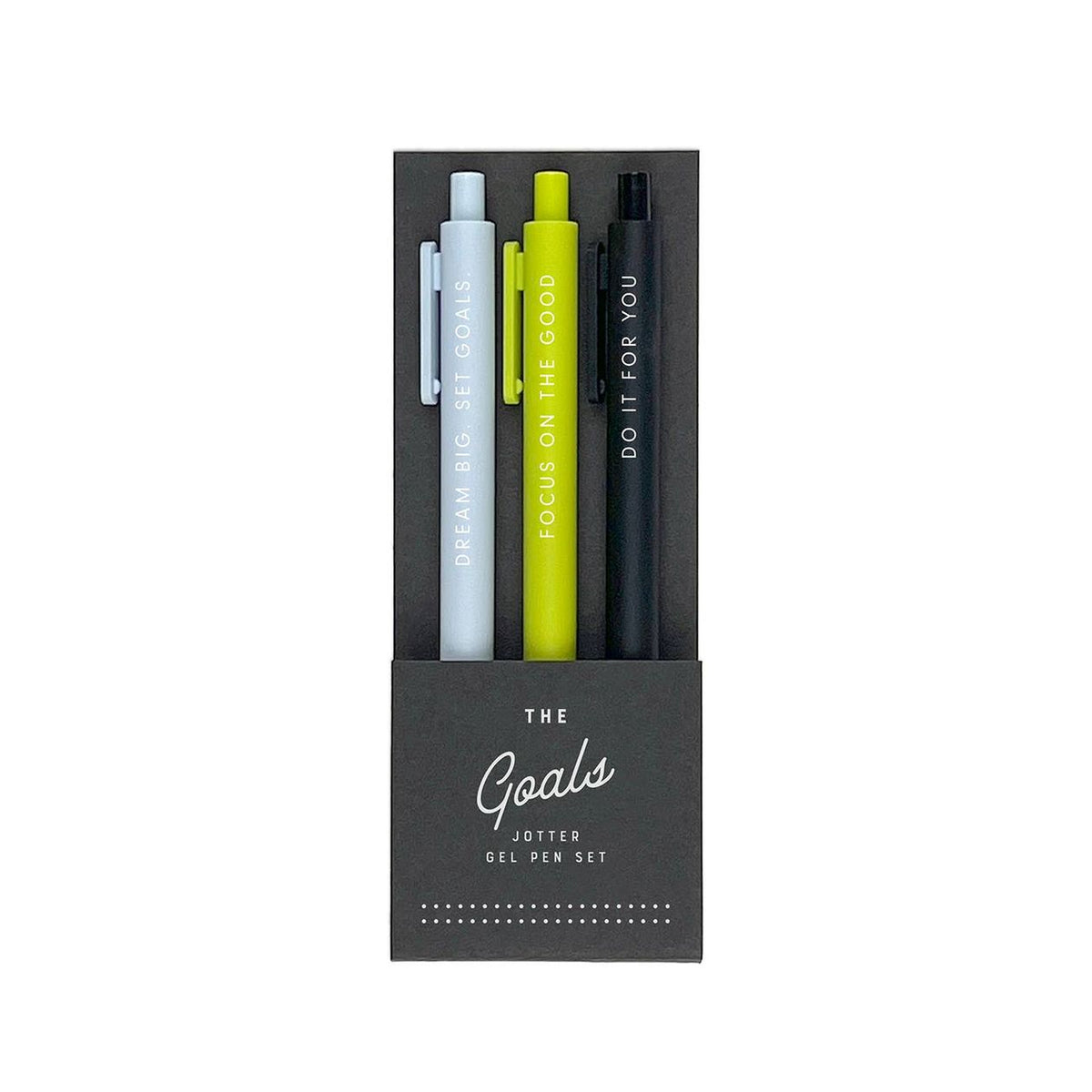 The Goals Jotter Gel Pen: Set of 3