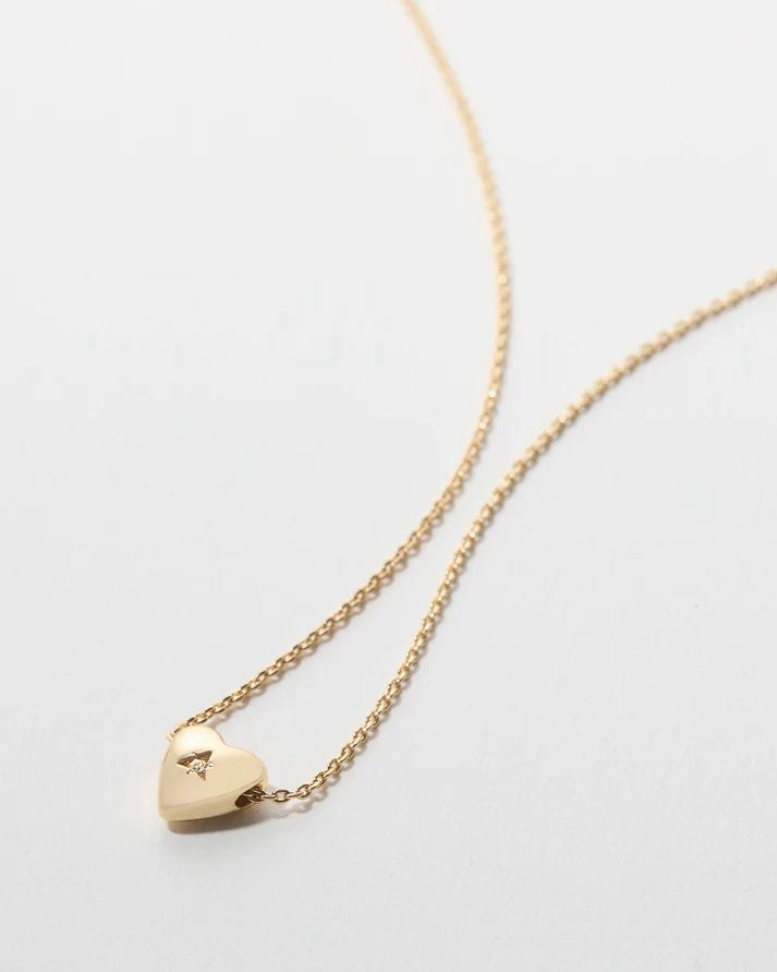 Always In My Heart Necklace - Gold