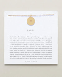 Pause Necklace