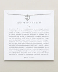 Always In My Heart Necklace - Silver