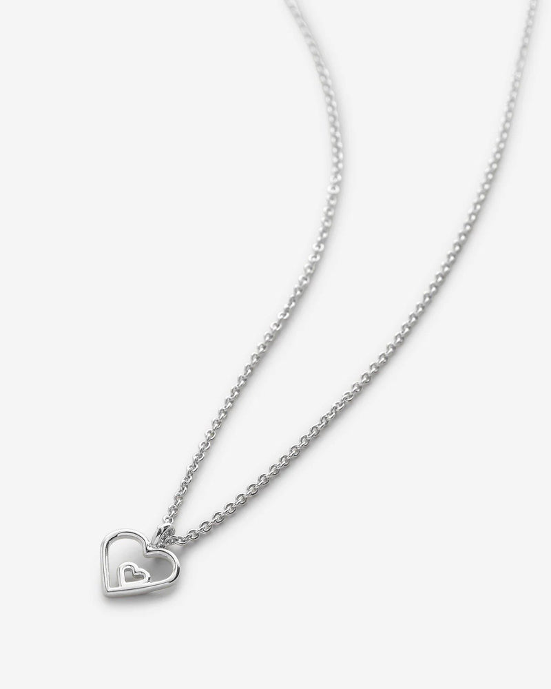 Always In My Heart Necklace - Silver