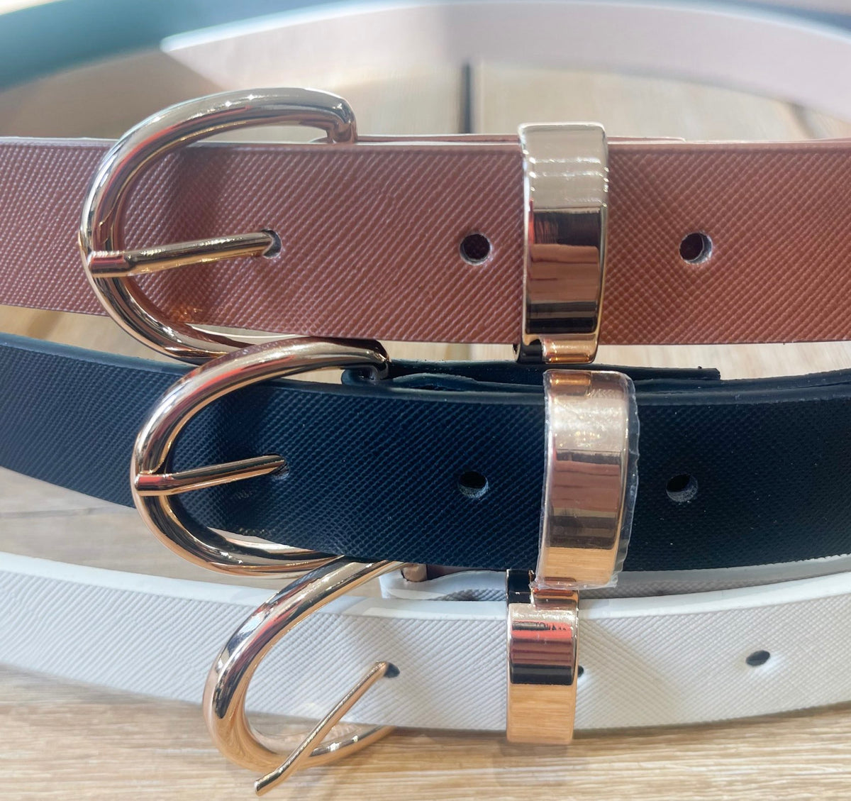 Faux Leather Belt - Various Colors