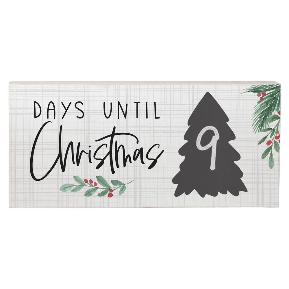 Chalk Days Until Christmas