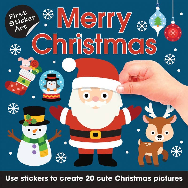 My First Christmas Sticker Art