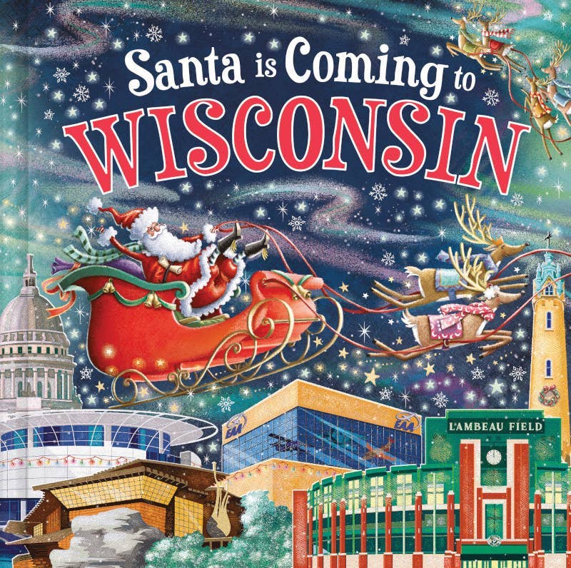 Santa Is Coming To Wisconsin Book