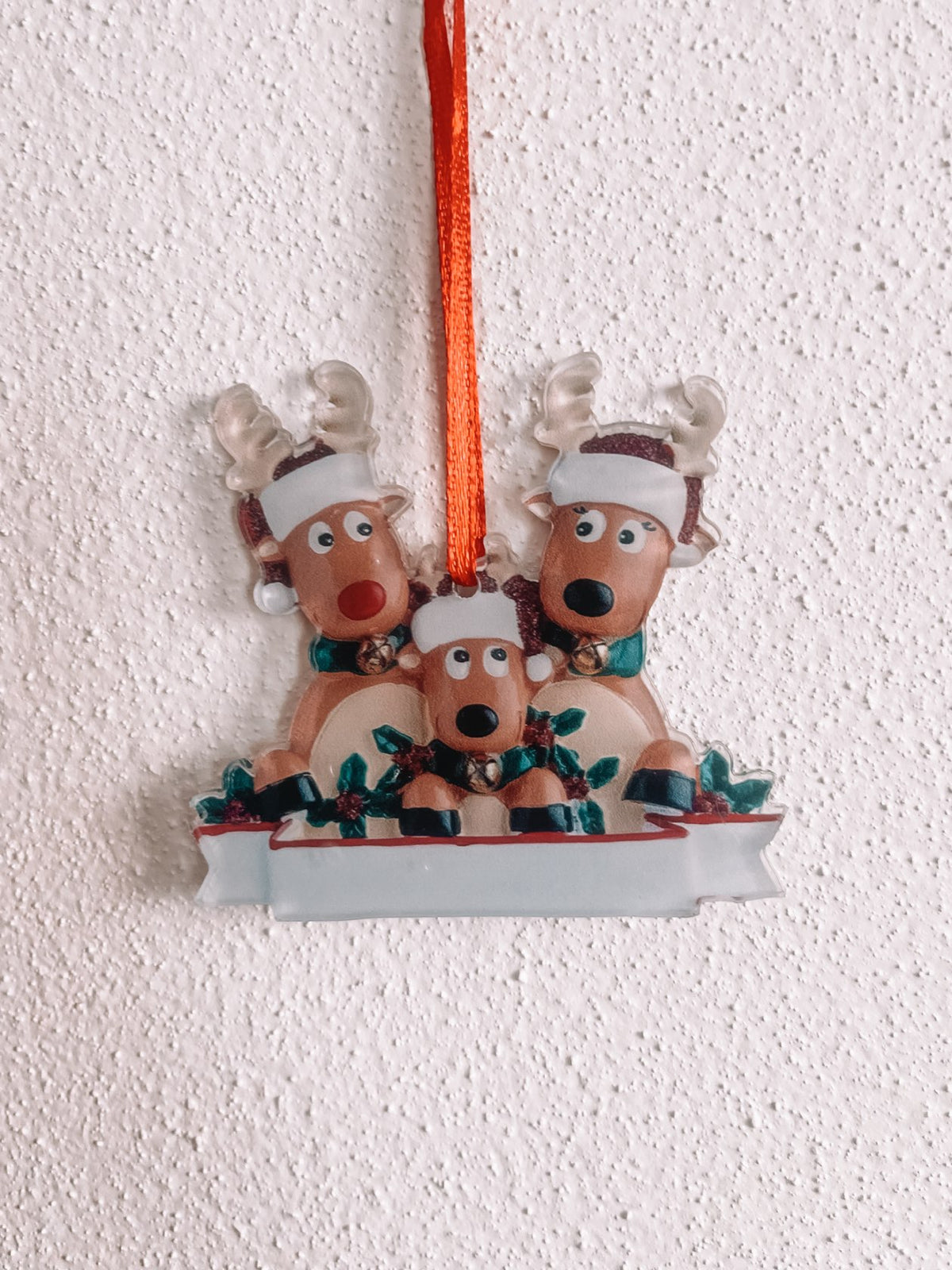 Reindeer Family of 3 Ornament