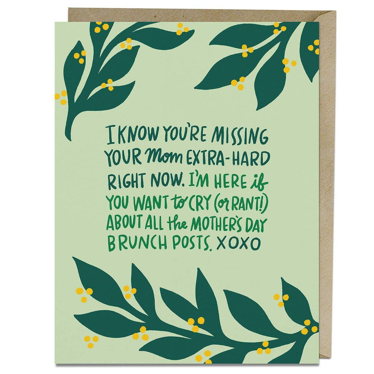 Missing Your Mom Mothers Day Greeting Card