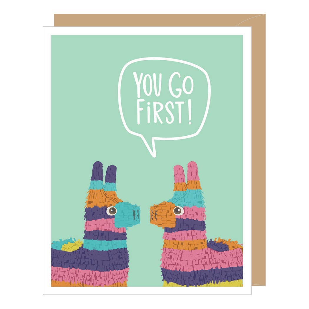 Pinata Birthday Greeting Card