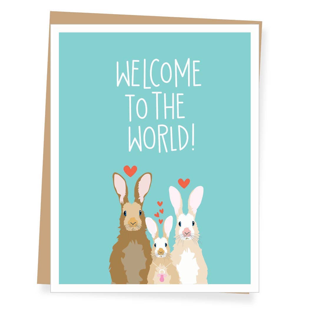 Welcome to the World Greeting Card