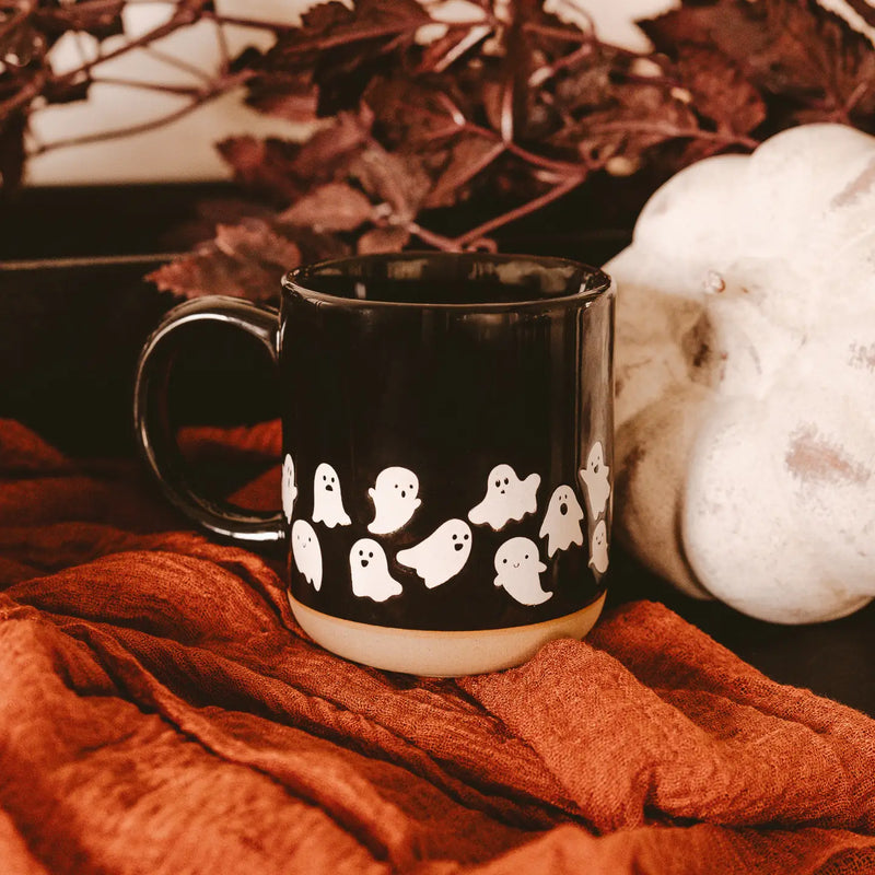 Ghost Stoneware Coffee Mug