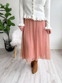 Rose Gold Shimmer Skirt