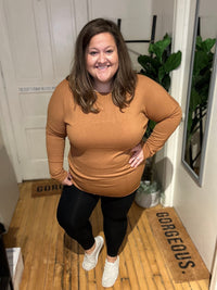 Butter Scotch Tunic Pocket Top