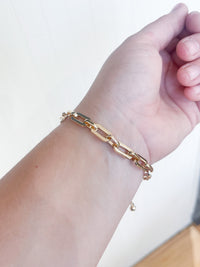 Annette Adjustable Chain Bracelet - Gold