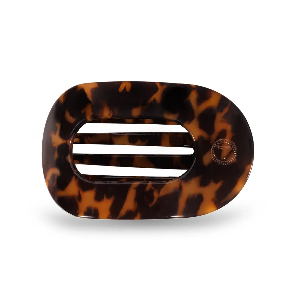 Teletie Flat Hair Clip - Dark Tortoise