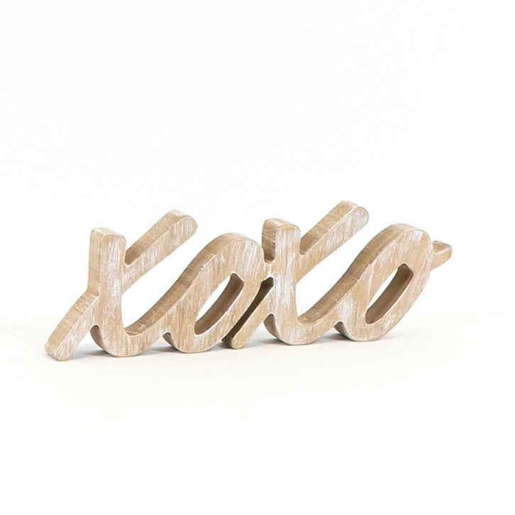 XOXO Cutout Wooden Decor