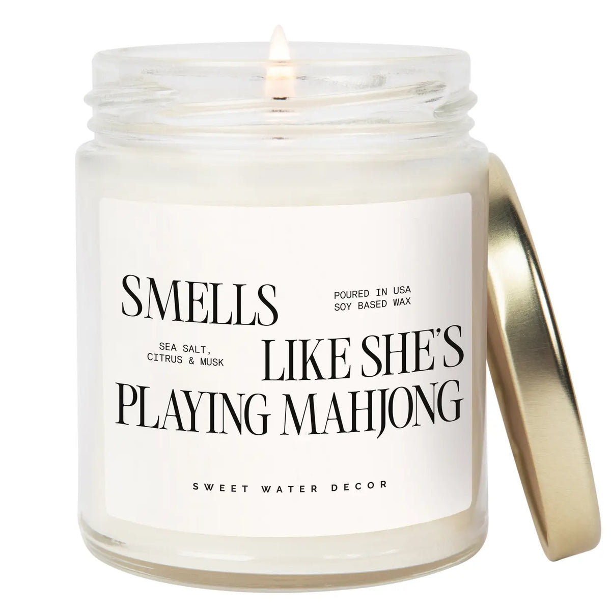 Smells Like She's Playing Mahjong Soy Candle