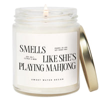 Smells Like She's Playing Mahjong Soy Candle