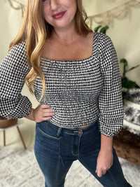 Power Tweed Top