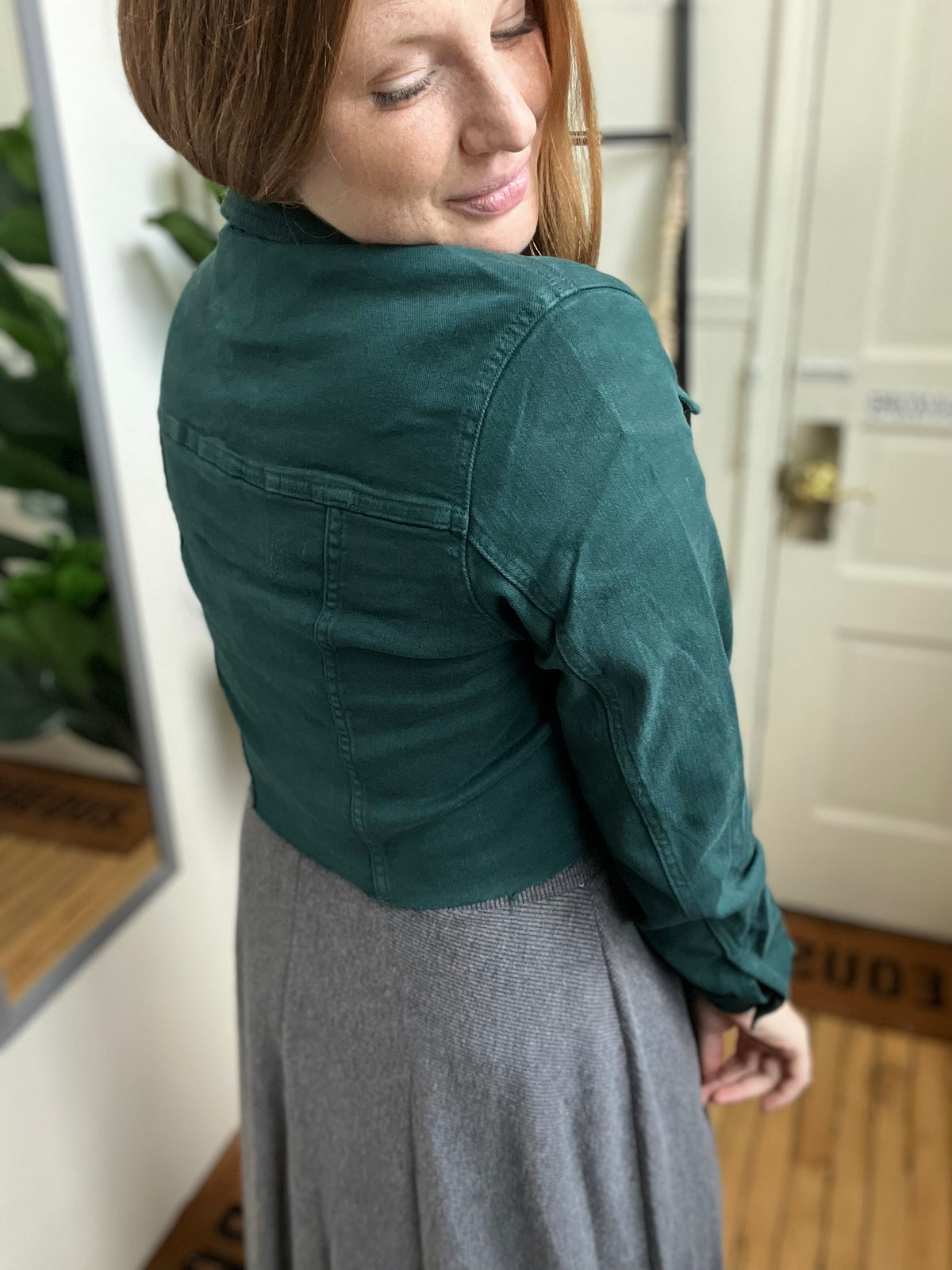 Teal Denim Judy Blue Jacket