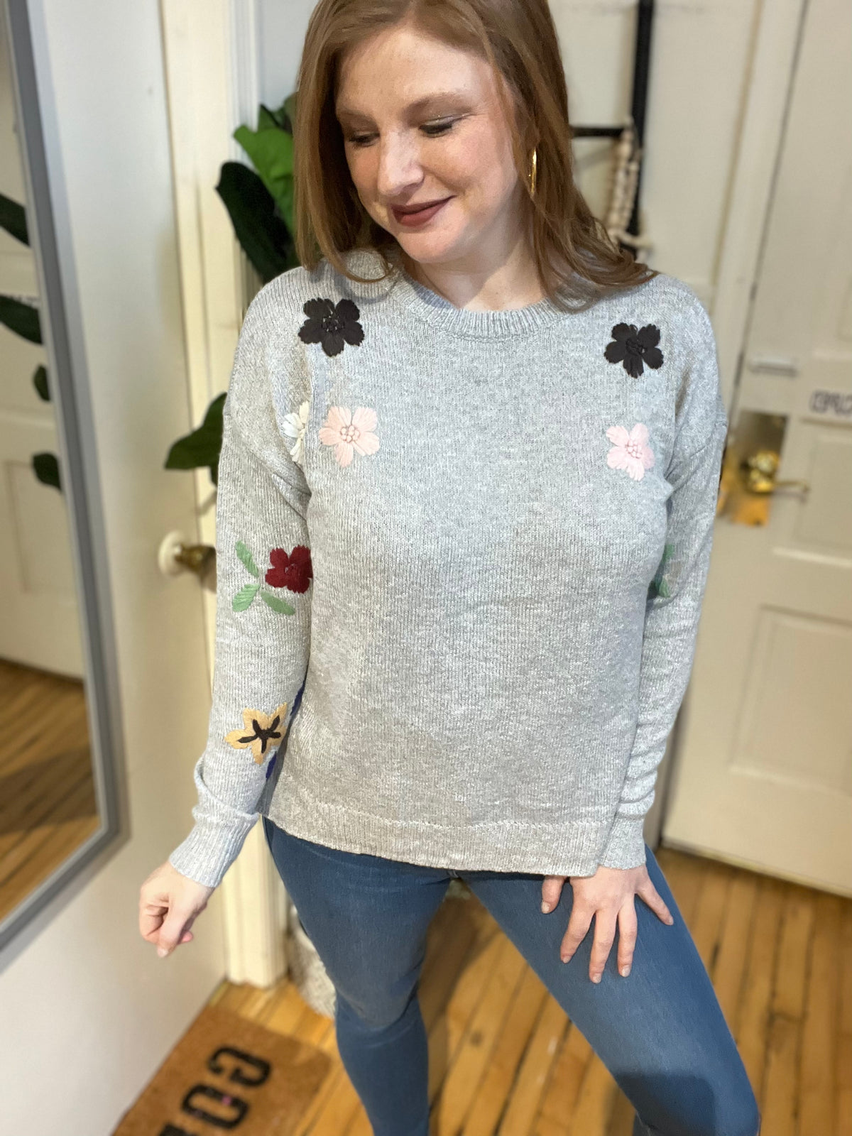Camellia Floral Sweater