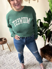 Cropped Vintage Wash Distressed Jeans