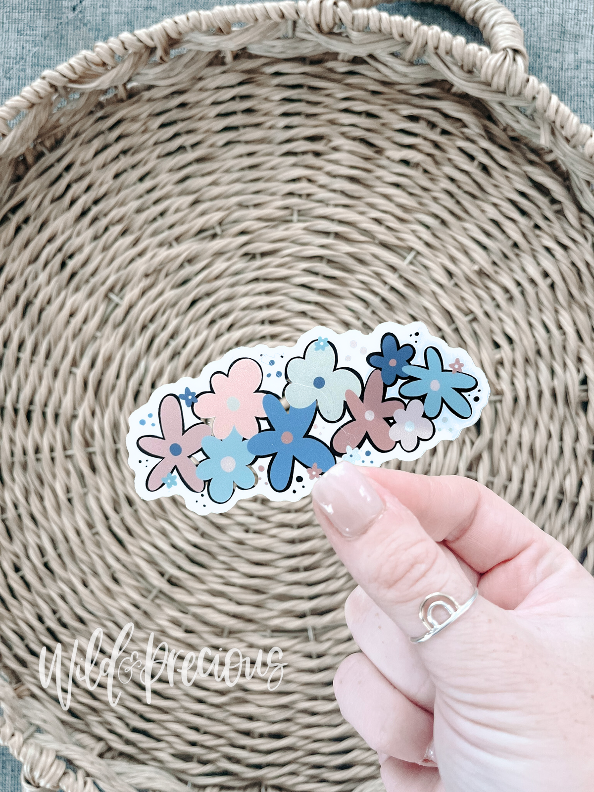 Colorful Flowers Sticker