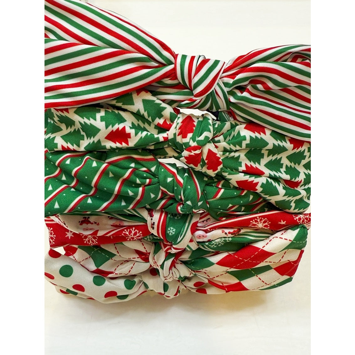 Christmas Bow Headband - Mystery Print
