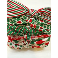Christmas Bow Headband - Mystery Print