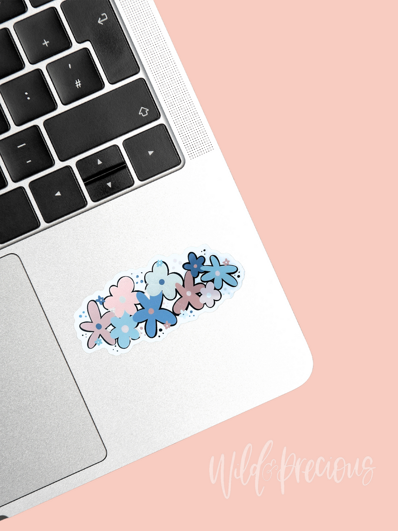 Colorful Flowers Sticker