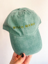 Wisco Mama Ball Cap - Green