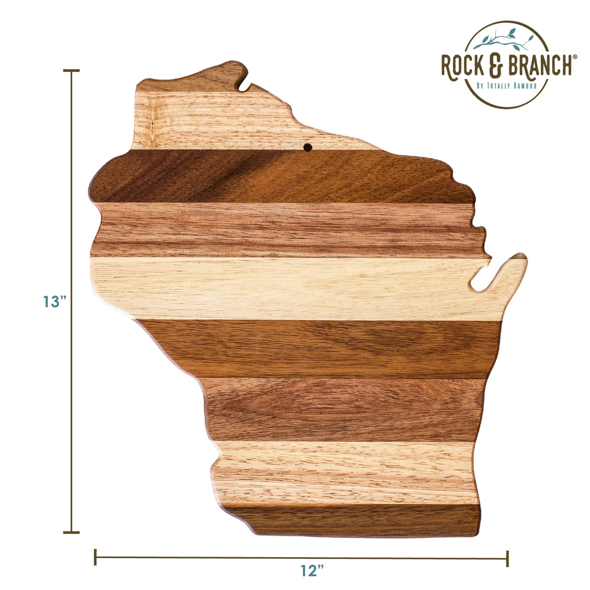 Rock & Branch® Shiplap Series Wisconsin Serving Board