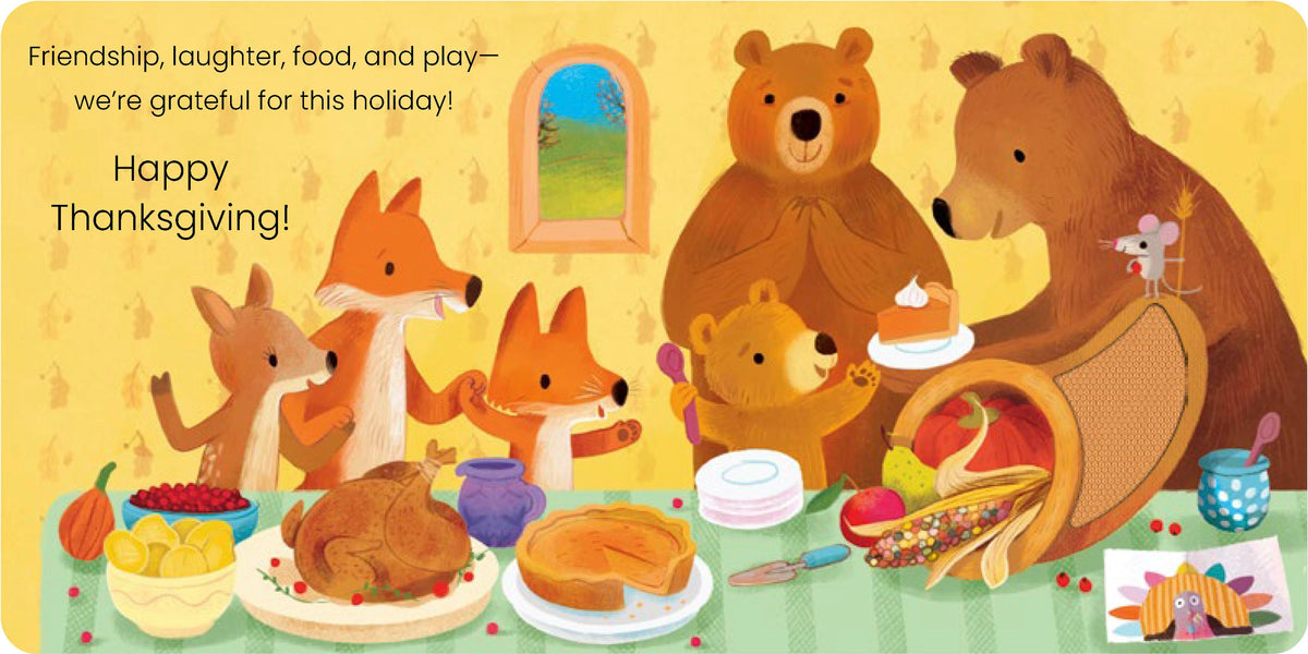 Thanksgiving Friends Board Book