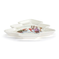 Winter Wonderland Tree Shaped Ceramic Dish