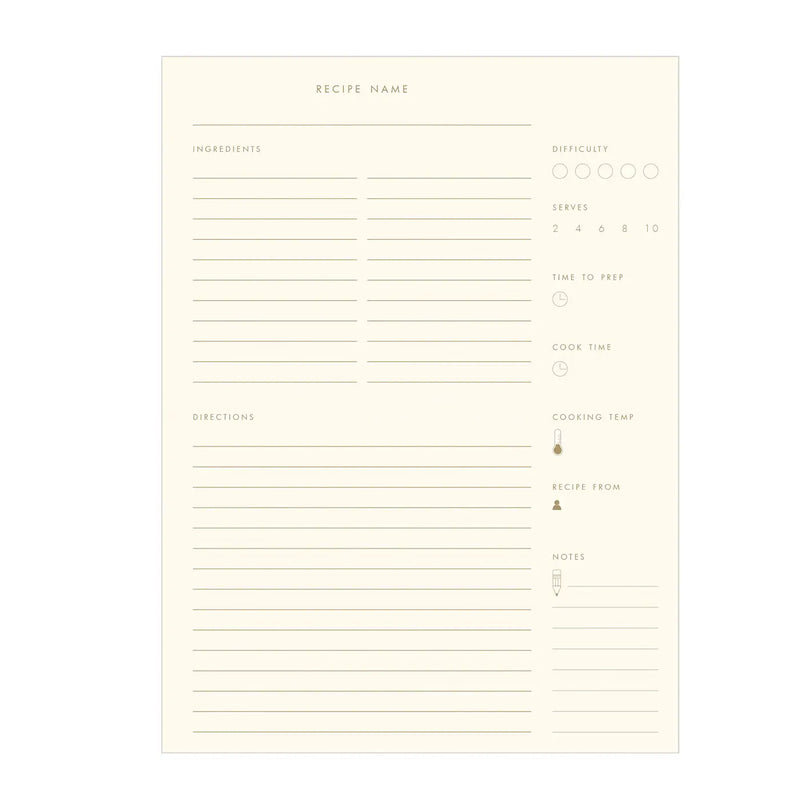 Gathered Recipes Recipe Book