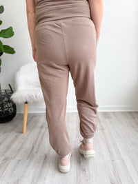 Taupe French Terry Joggers