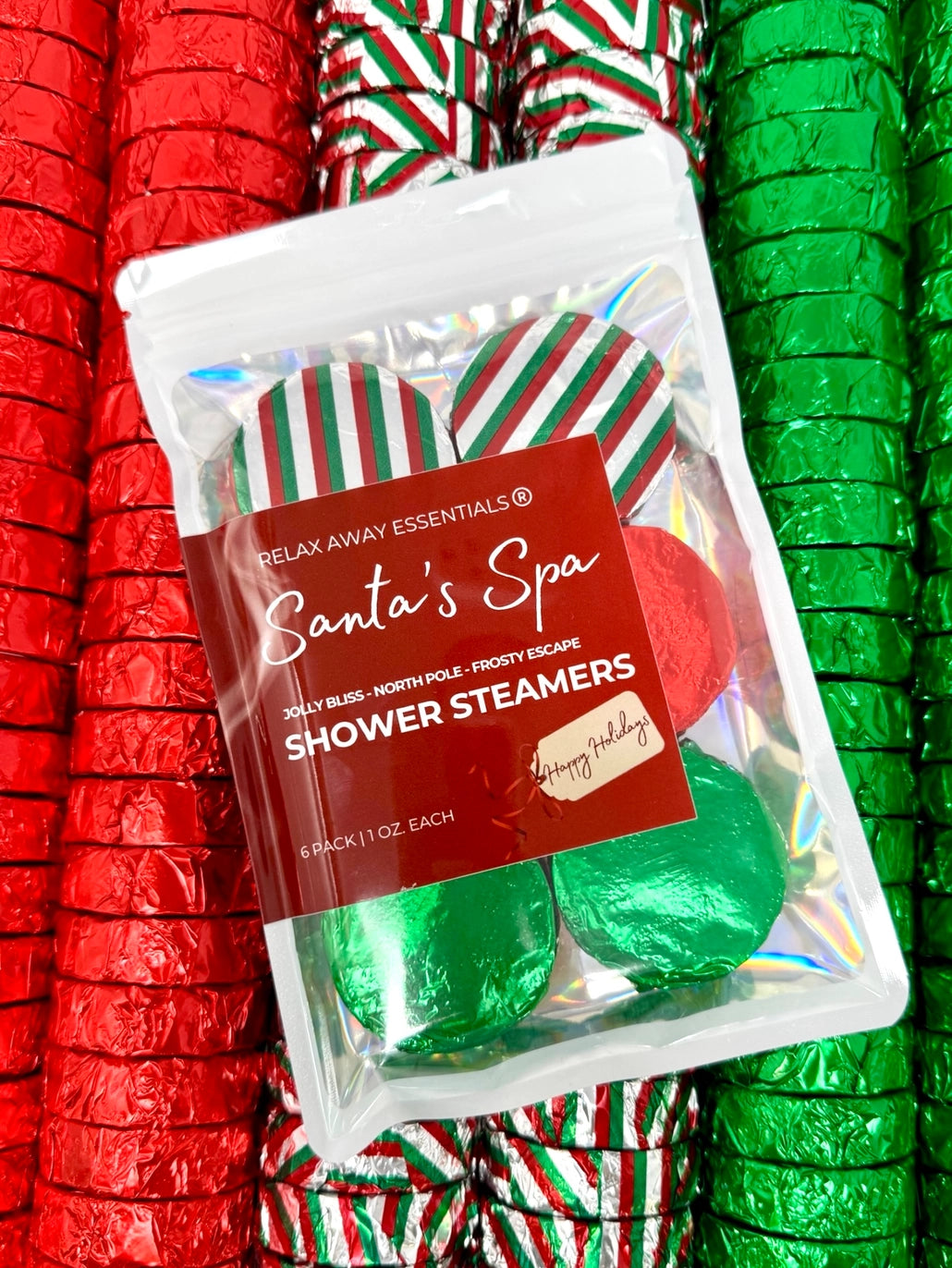 Santa's Spa Shower Steamers - 6 Pack