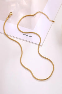 Simple Gold Chain Necklace