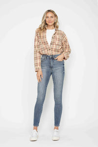 Online Exclusive JB Tummy Control Contrast Wash Skinnies - DS