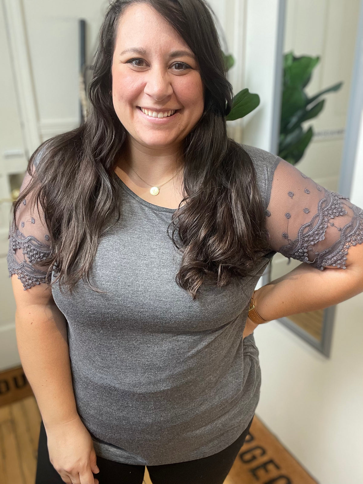 Gracie Lace Top